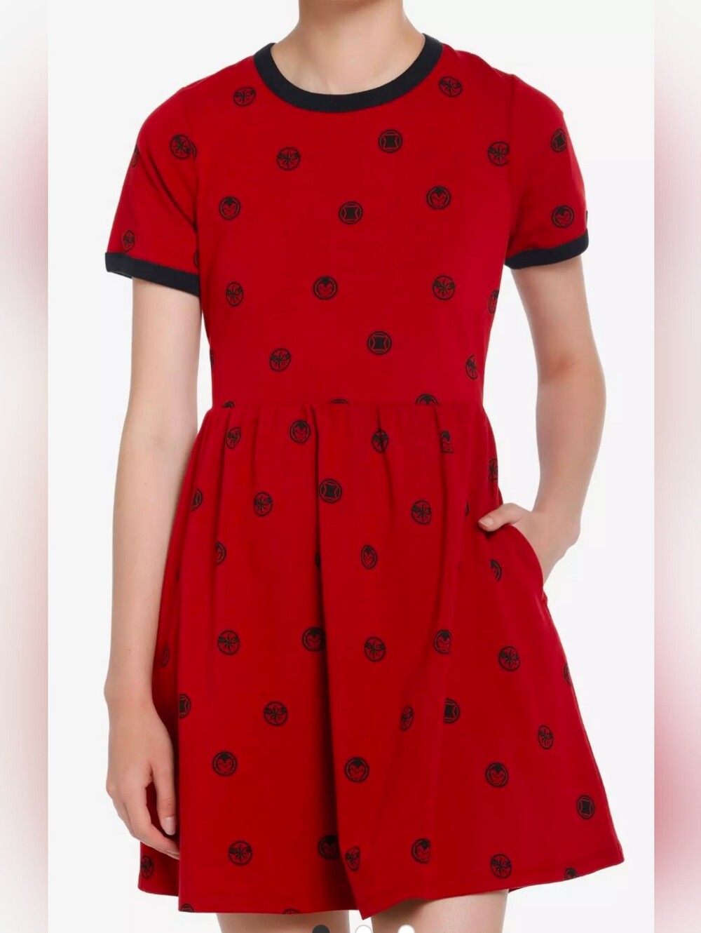 Marvel Hero Icons T-Shirt Dress